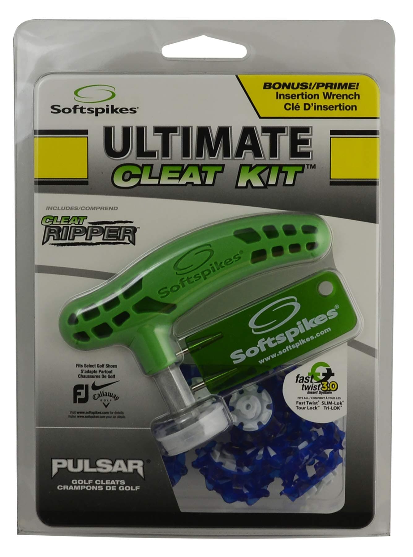 SOFTSPIKES Pulsar Fast Twist 3.0 Ultimate Cleat Kit