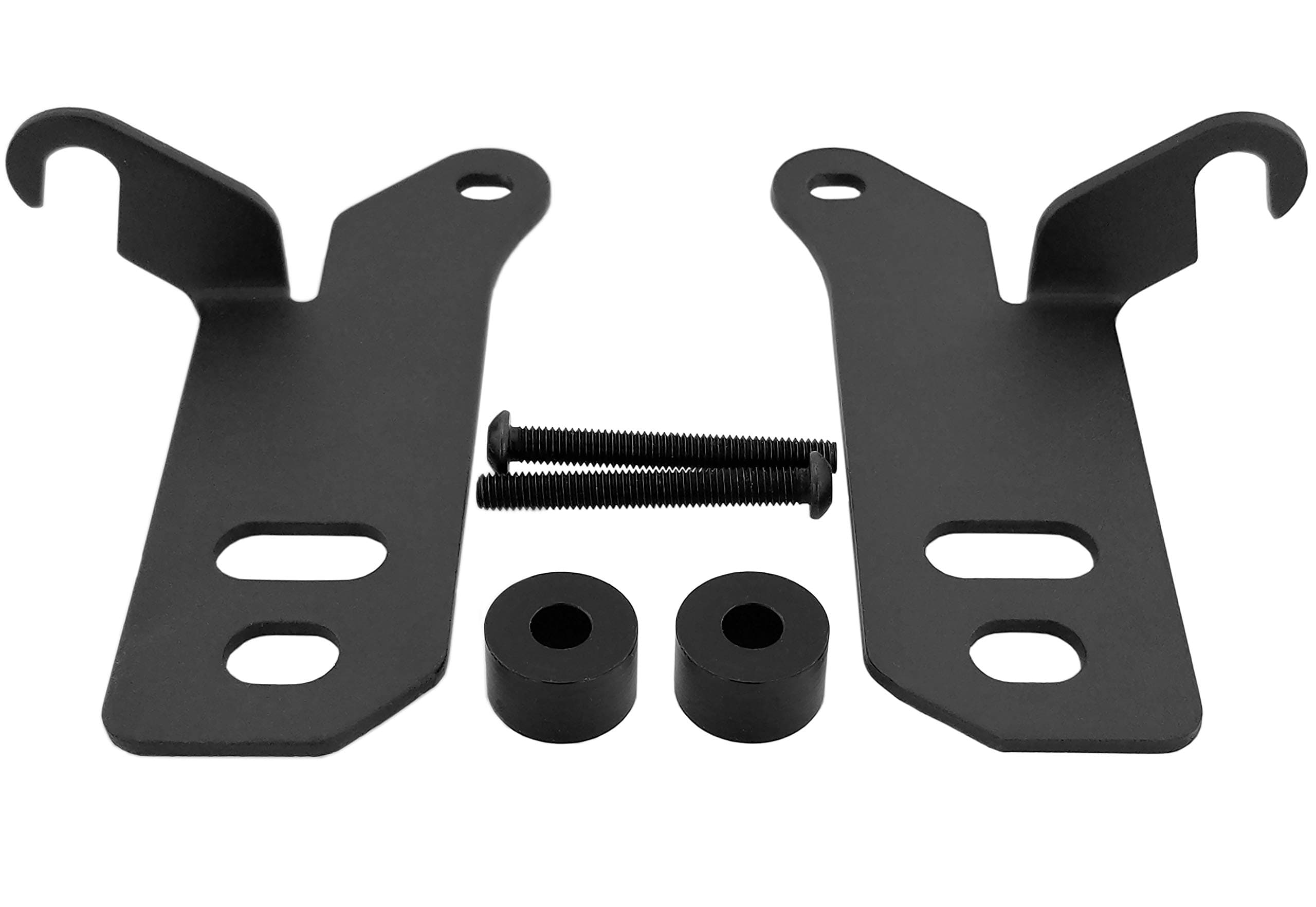 GS Power A-Pillar Windshield Hinge Mount Brackets Compatible with The 2018-2020 Jeep Wrangler JL & Gladiator JT for Mounting Auxiliary Off Road LED HID Halogen Fog Work Lights