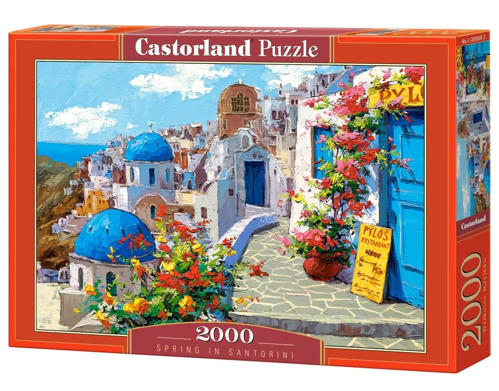 Spring In Santorini, Multi-Colour, 2000 Pcs