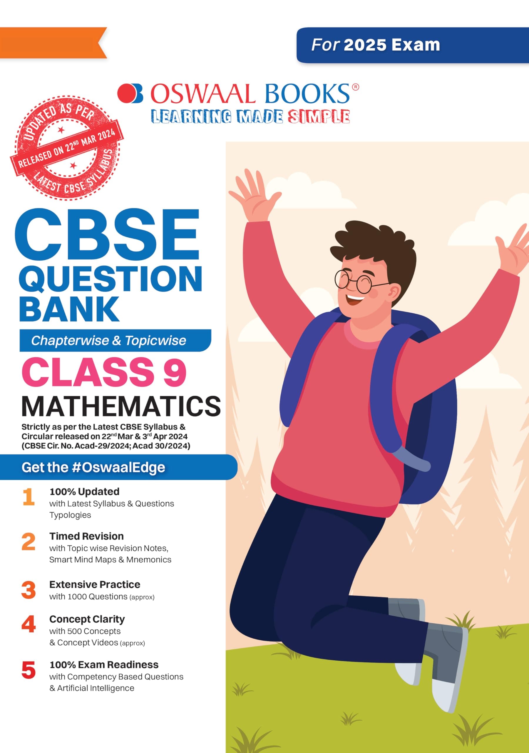 CBSE Question Bank Chapterwise and Topicwise SOLVED PAPERS_Class 9_Mathematics_For Exam 2024-25