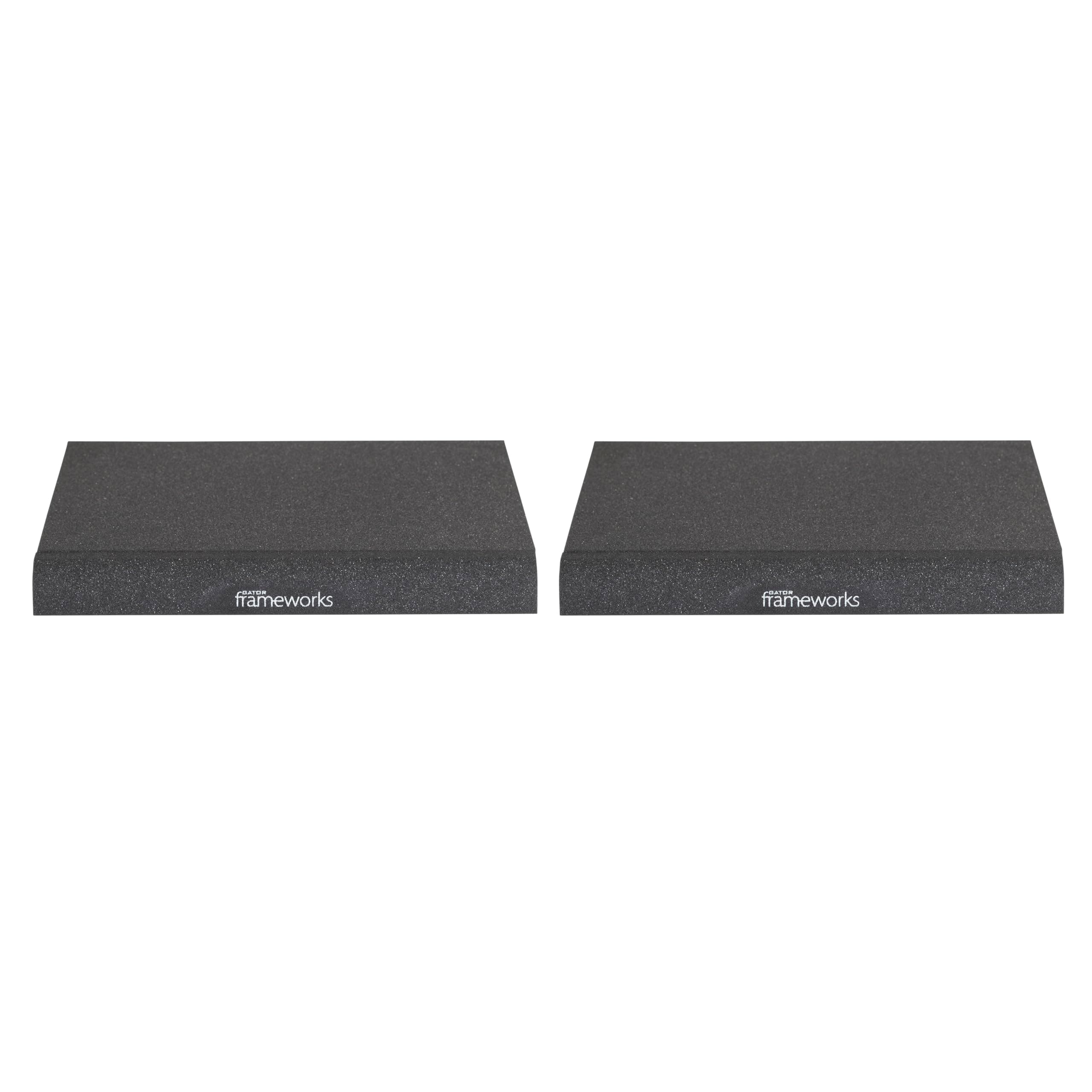 Gator Frameworks Acoustic Foam Isolation Pads for Large Studio Monitors, Fits Most Speaker Stands, Desktops and Bookshelfs; 2-Pack (GFW-ISOPAD-LG)