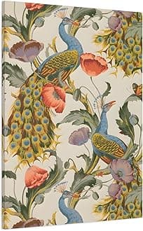 Indian Pichwai Vintage Floral Canvas Wall Art Print 30x40inch 75x100cm (Vertical) / 1.25inch 3.175cm