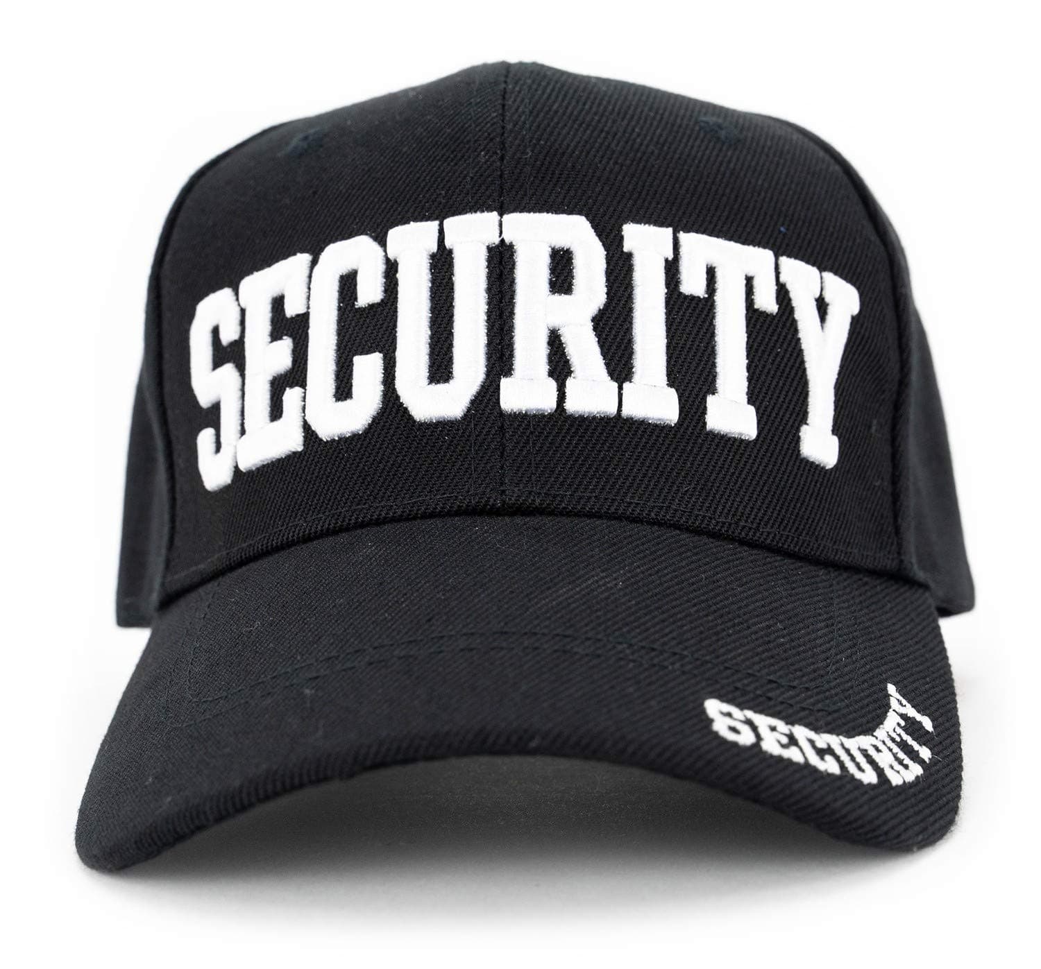 First Class Security Cap with ID On Front, Peak and Back