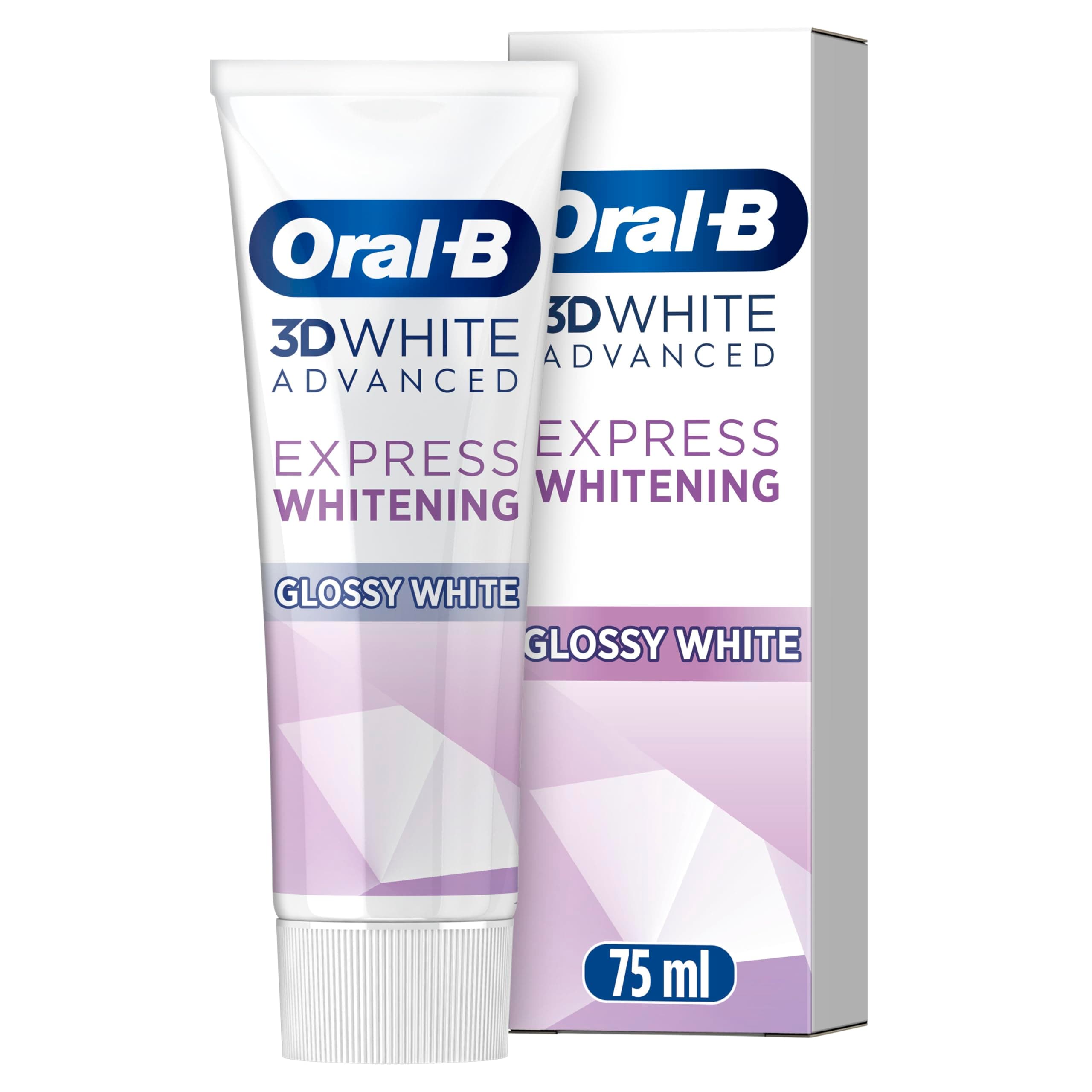 3DWhite Advanced Express Whitening Glossy White Toothpaste 75ml
