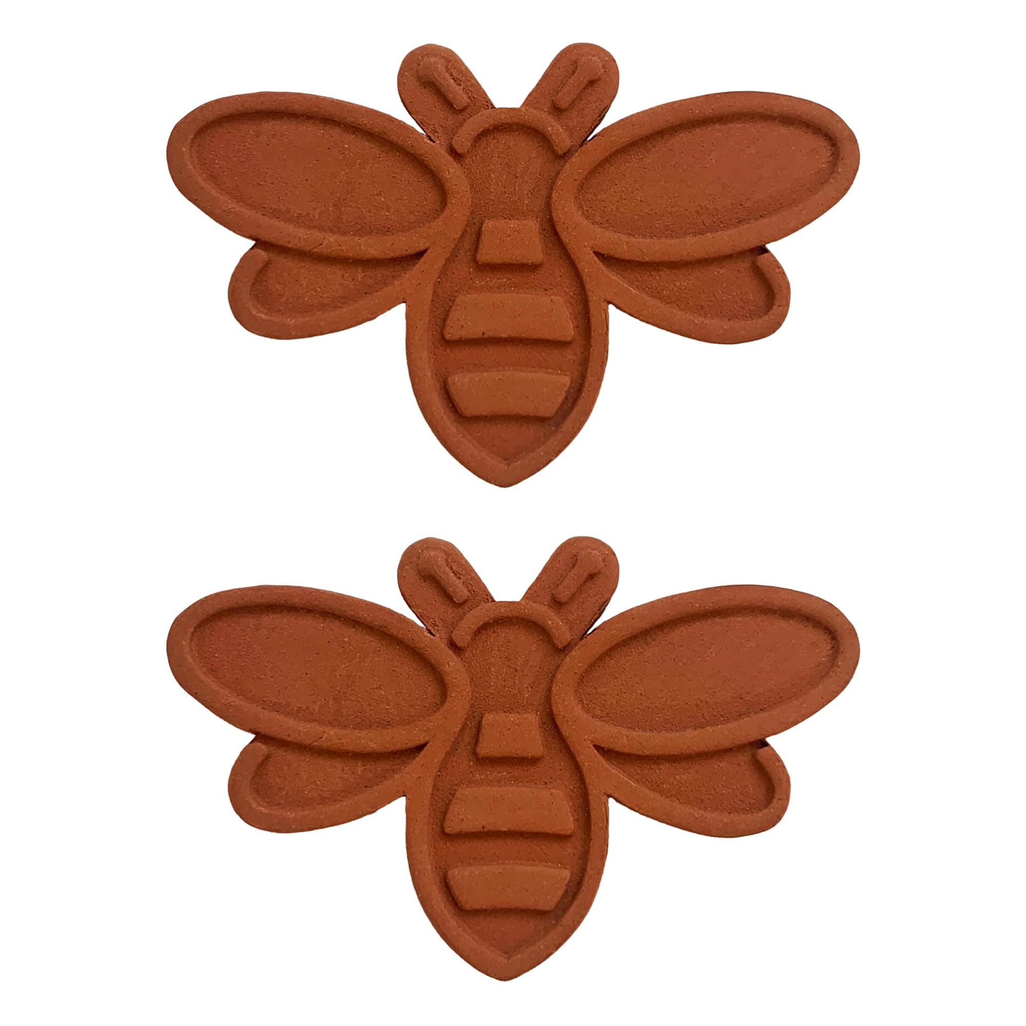 Terracotta Brown Sugar Keeper and Saver, Bee, Set of 2