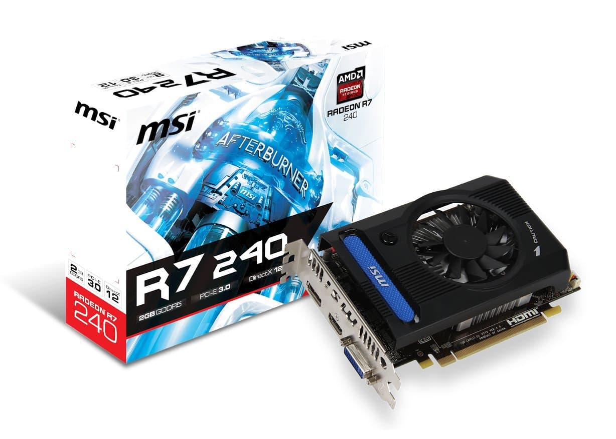 MSI Computer Video Graphics Cards R7 240 2GD5