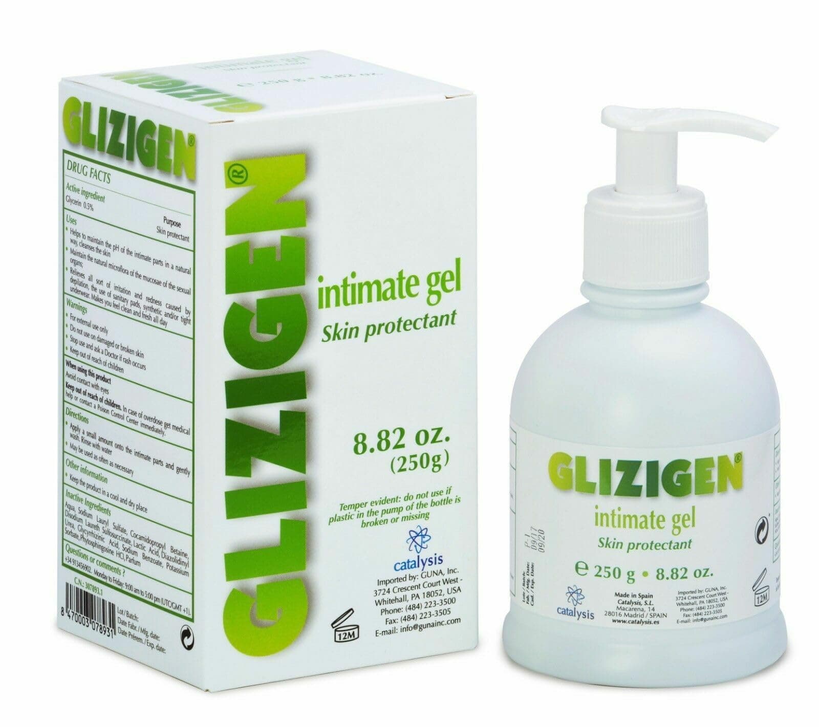 Catalysis Glizigen Intimate Gel, 250 ml