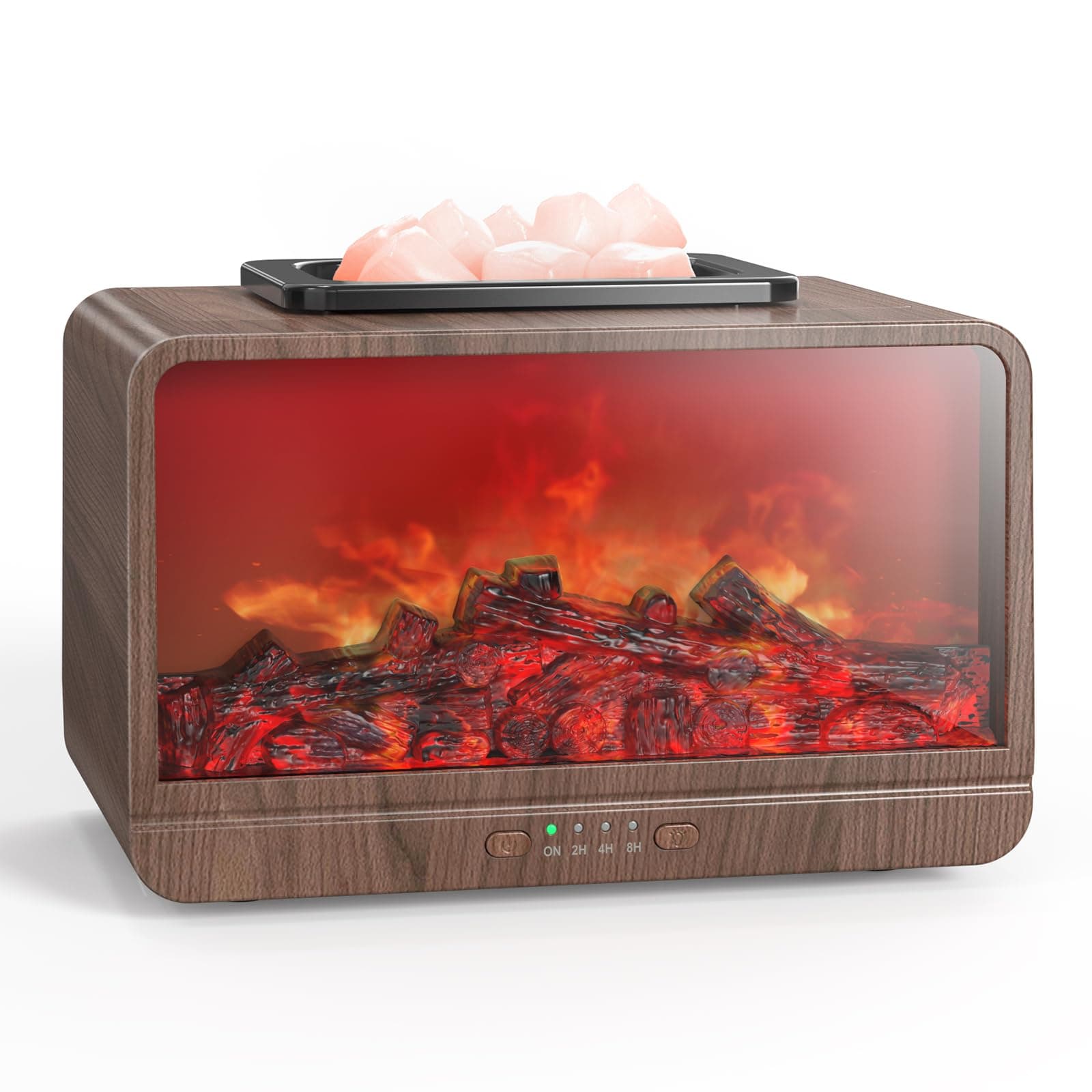 STLOVeWax Melts Burner Electric Candle Melter, Aromatherapy Diffusers, Flame Wax Oil Burner,Electric Candle Burner For Home, Kitchen, Office, Living Room, SPA - Mahogany