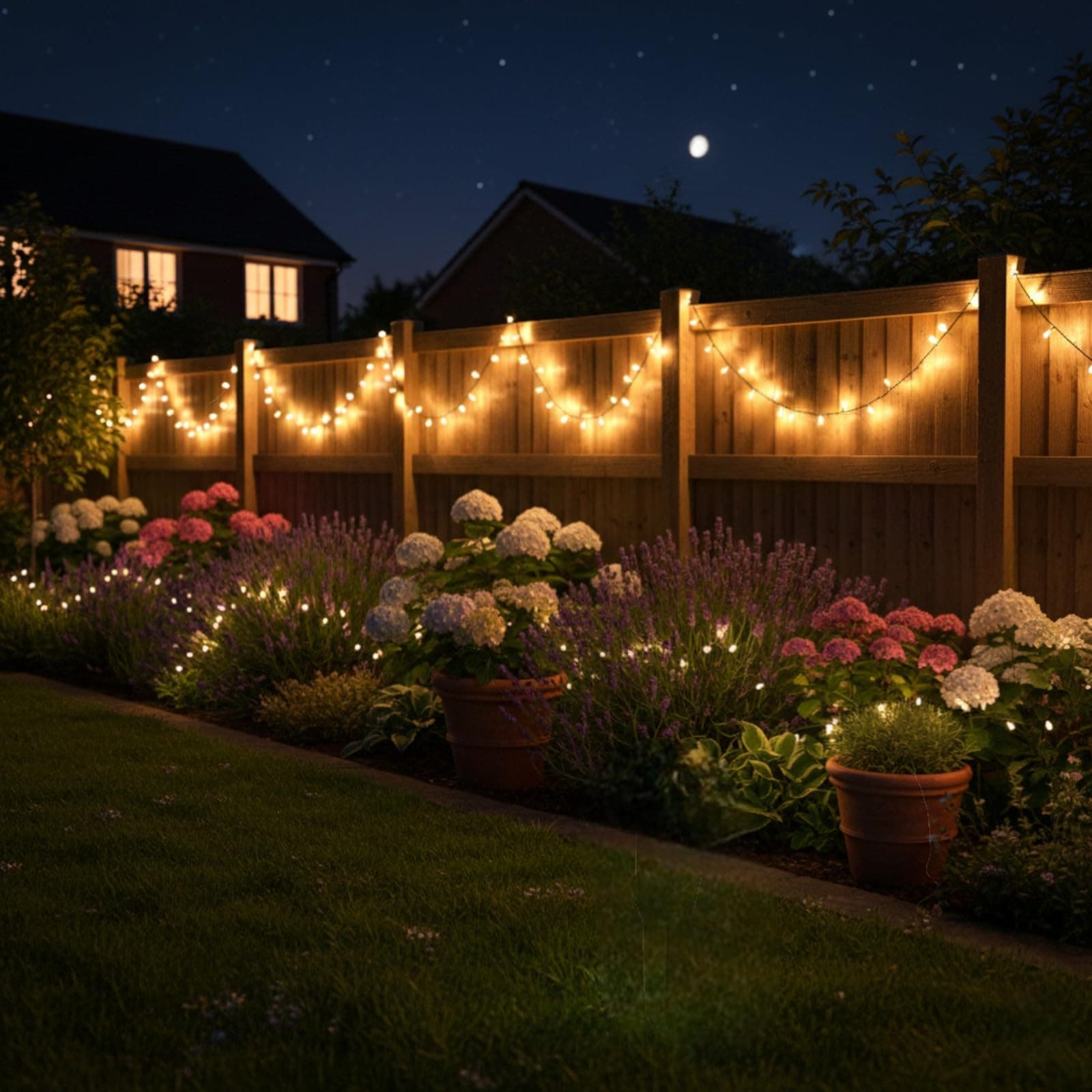 Carbeth Plants Solar LED String Lights 100 Bulbs - Weather Resistant & Energy Efficient - Outdoor Garden Fairy Lights for Trees, Fences, Balcony & Patios