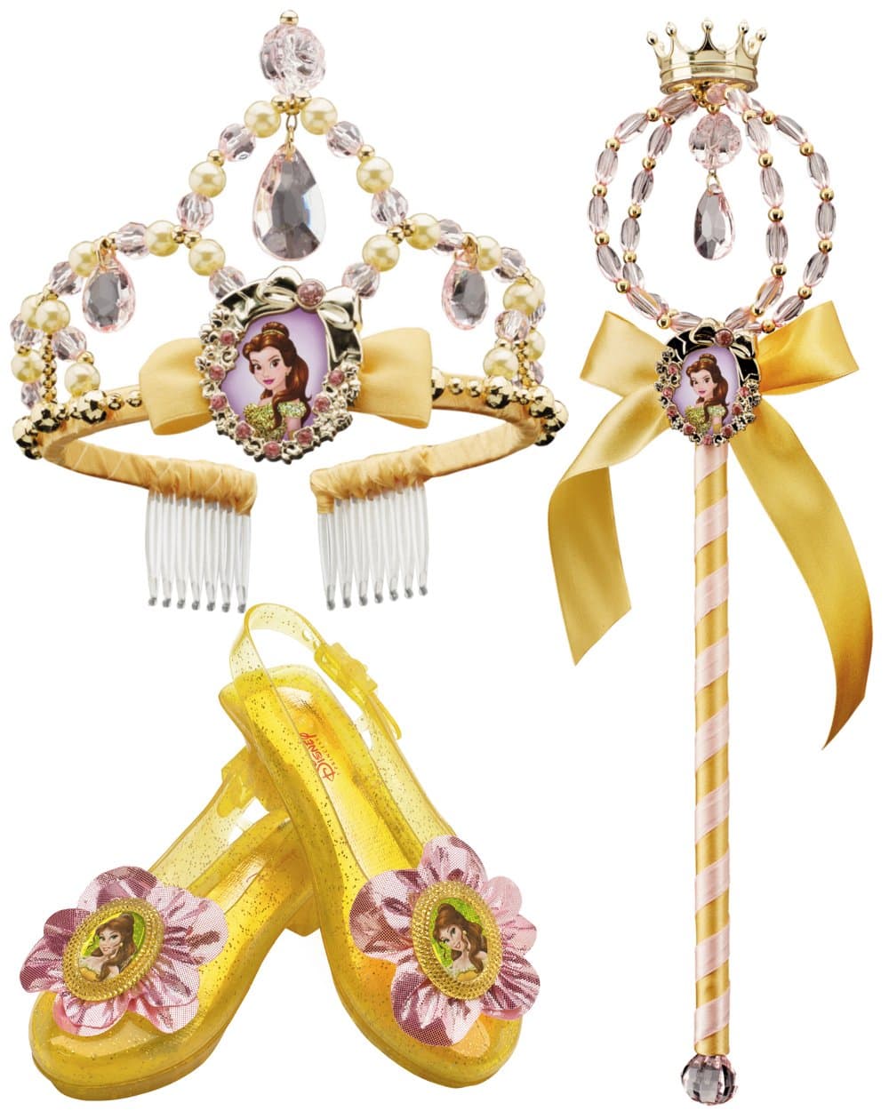 Beauty And The Beast Belle Costume Accessory Bundle