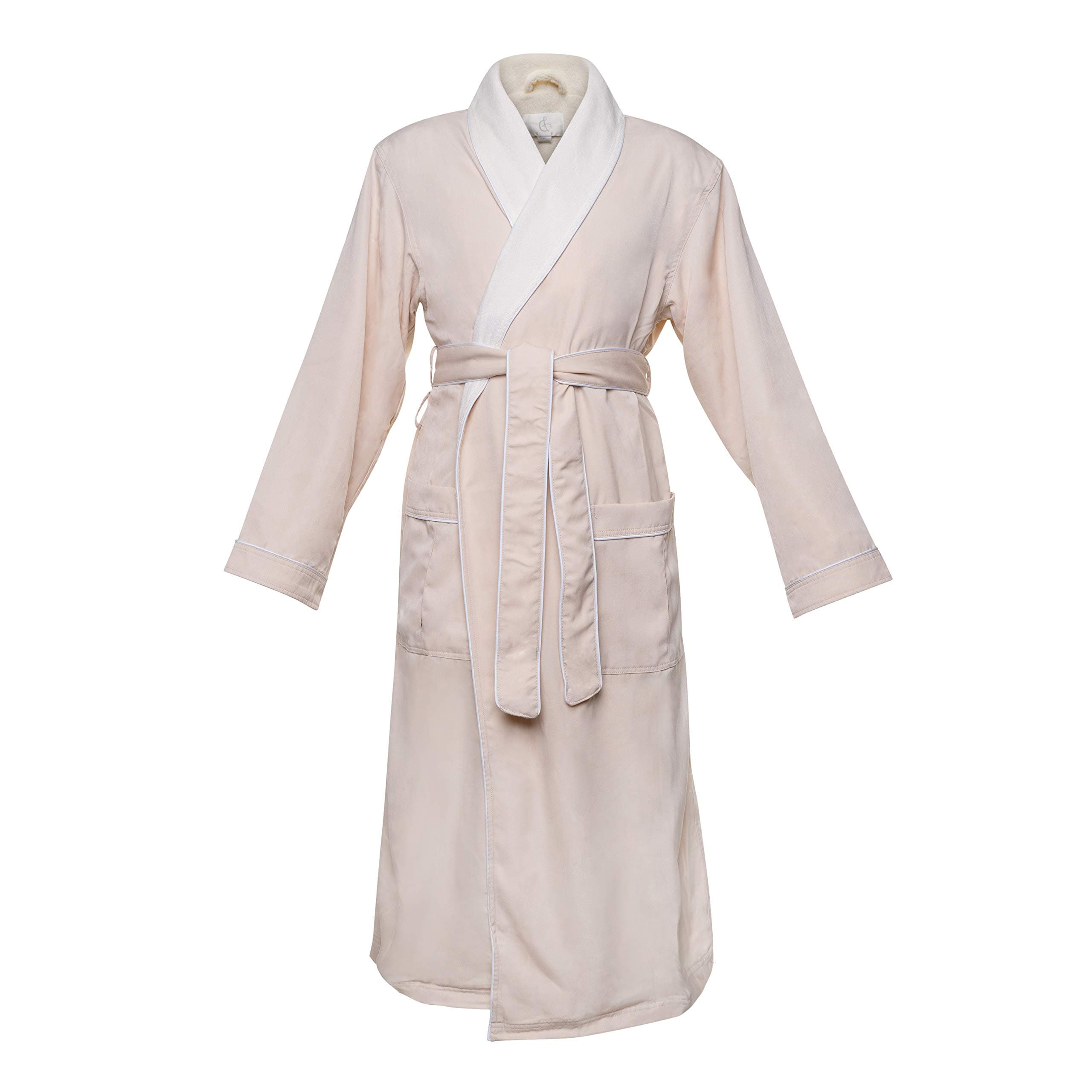 CHADSWORTH & HAIG Ultimate Doeskin Brushed Microfiber Bathrobe Lined In Terry. Luxury Spa & Hotel Bathrobe for Women & Men