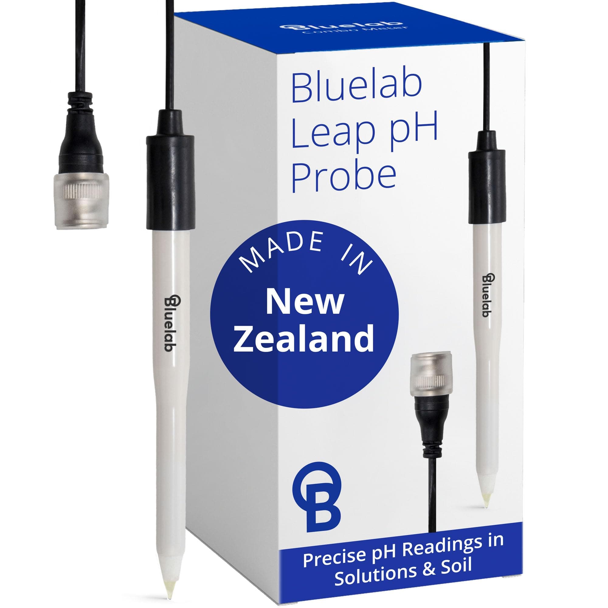 Bluelab PROBPHLEAP Leap pH Probe, Replacement Probe with BNC Fitting, use in Soil, Coco, Rockwool, Root Zone and Solution, Easy Calibration
