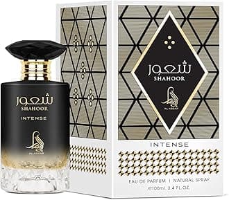 Shahoor Intense Unisex Eau De Parfum - Rich Coffee, Sweet Amaretto, and Warm Vanilla Notes | Luxurious and Long-Lasting Fragrance Made in Dubai (100ml, 3.4Oz)