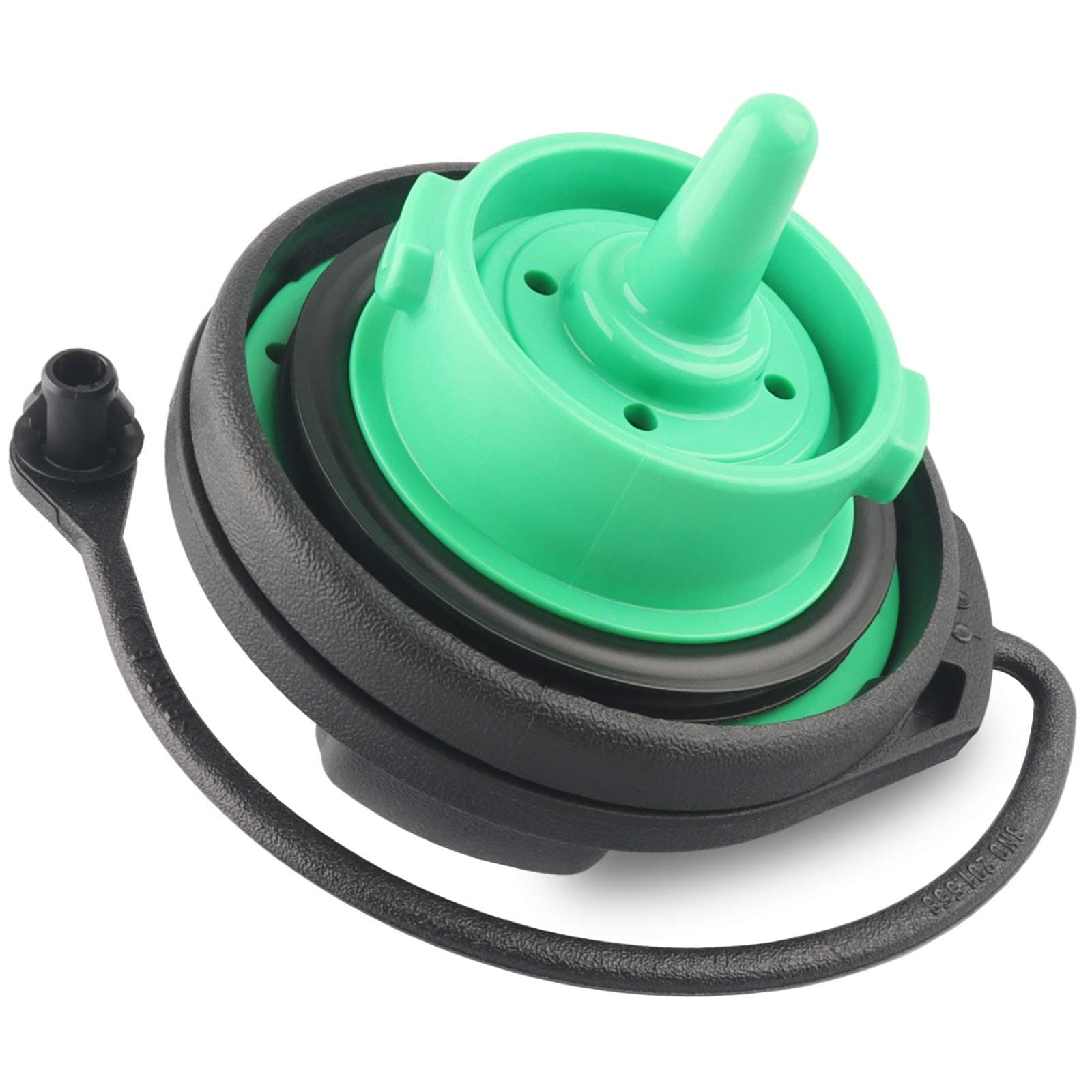 Gas Cap, Fuel Cap with Retaining Strap Replace 8K0201550N, 8K0-201-550-N, 8K0 201 550 N Compatible with Audi - A4, A4 Quattro, A5, A5 Quattro, A8 Quattro, Q5, RS5, S4, S5, S8, SQ5, allroad