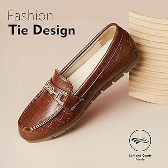 Loafers for Women Comfortable Slip On Flats with Memory Foam Insole for Daily Wearing