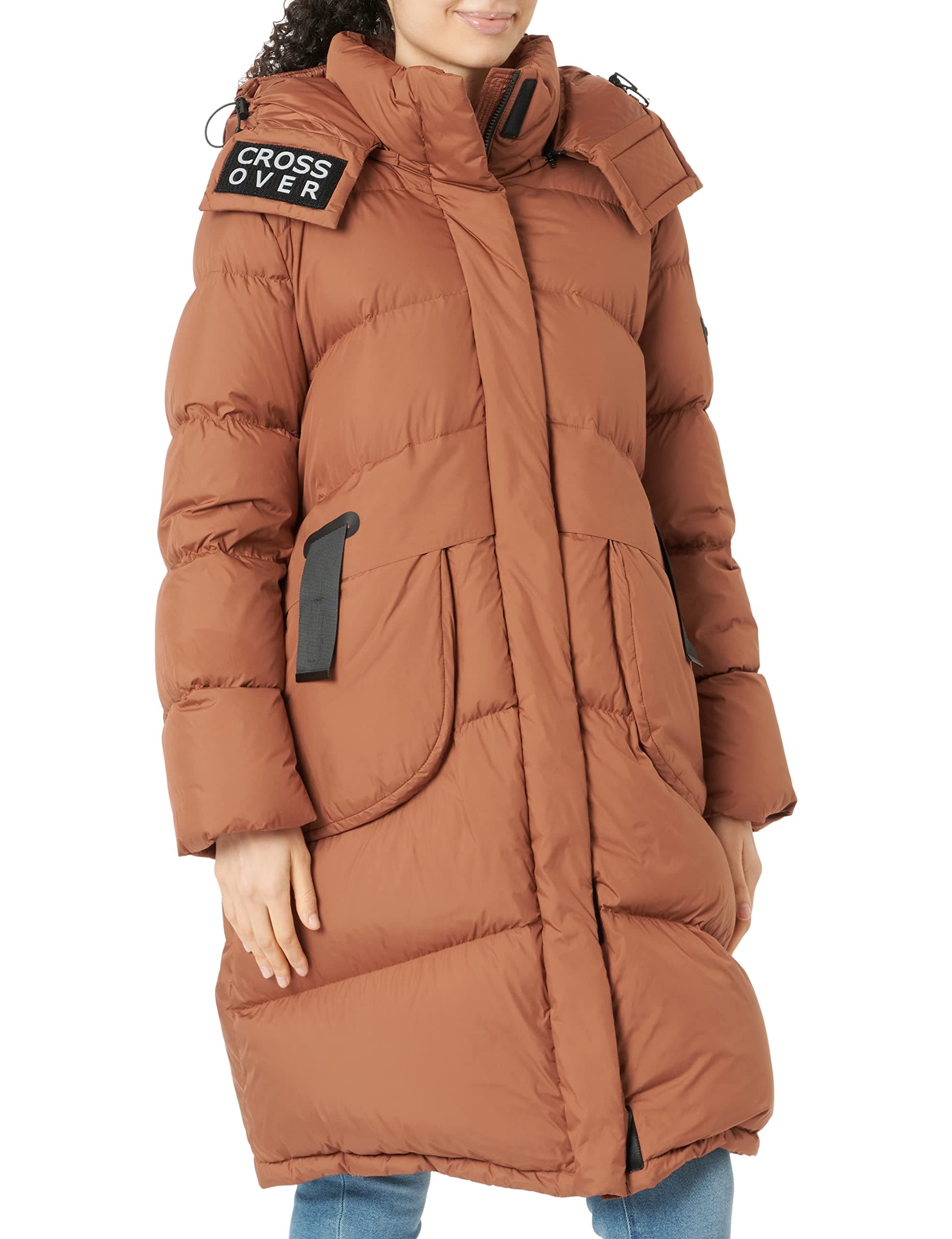 Women's Down Jacket, Brunette, 38