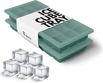 Ice Cube Tray – Small Silicone Molds with Lids, BPA-Free and Flexible for Cocktails and Beverages – Set of 2