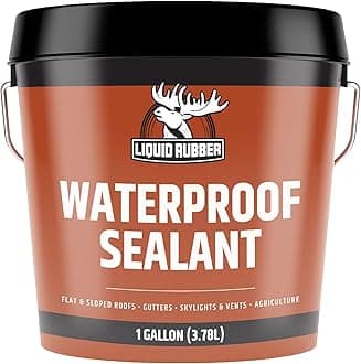 L R Waterproof Sealant (Original Black,1 Gallon)