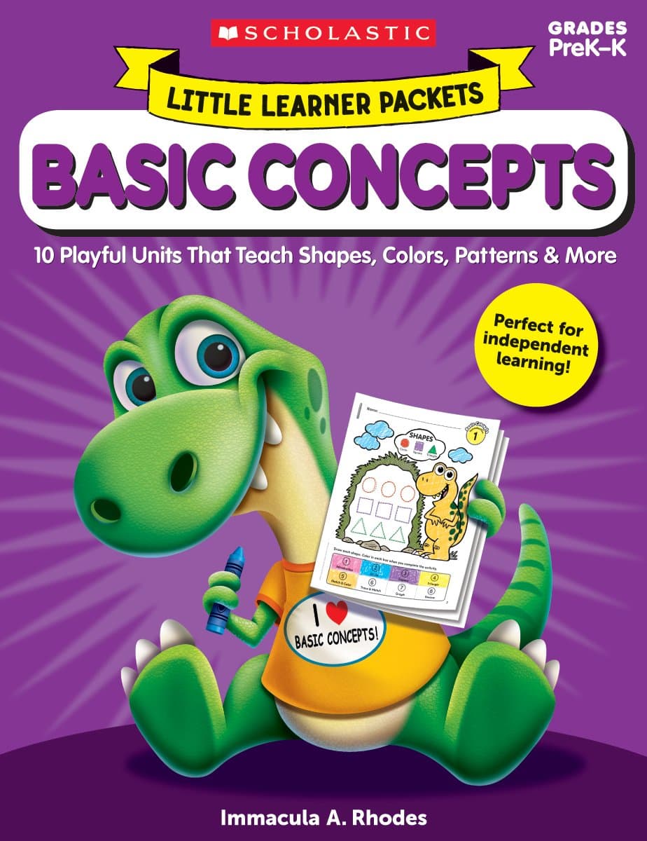 Little Learner Packets: Basic Concepts: 10 Playful Units That Teach Shapes, Colors, Patterns & More Paperback – January 1, 2018