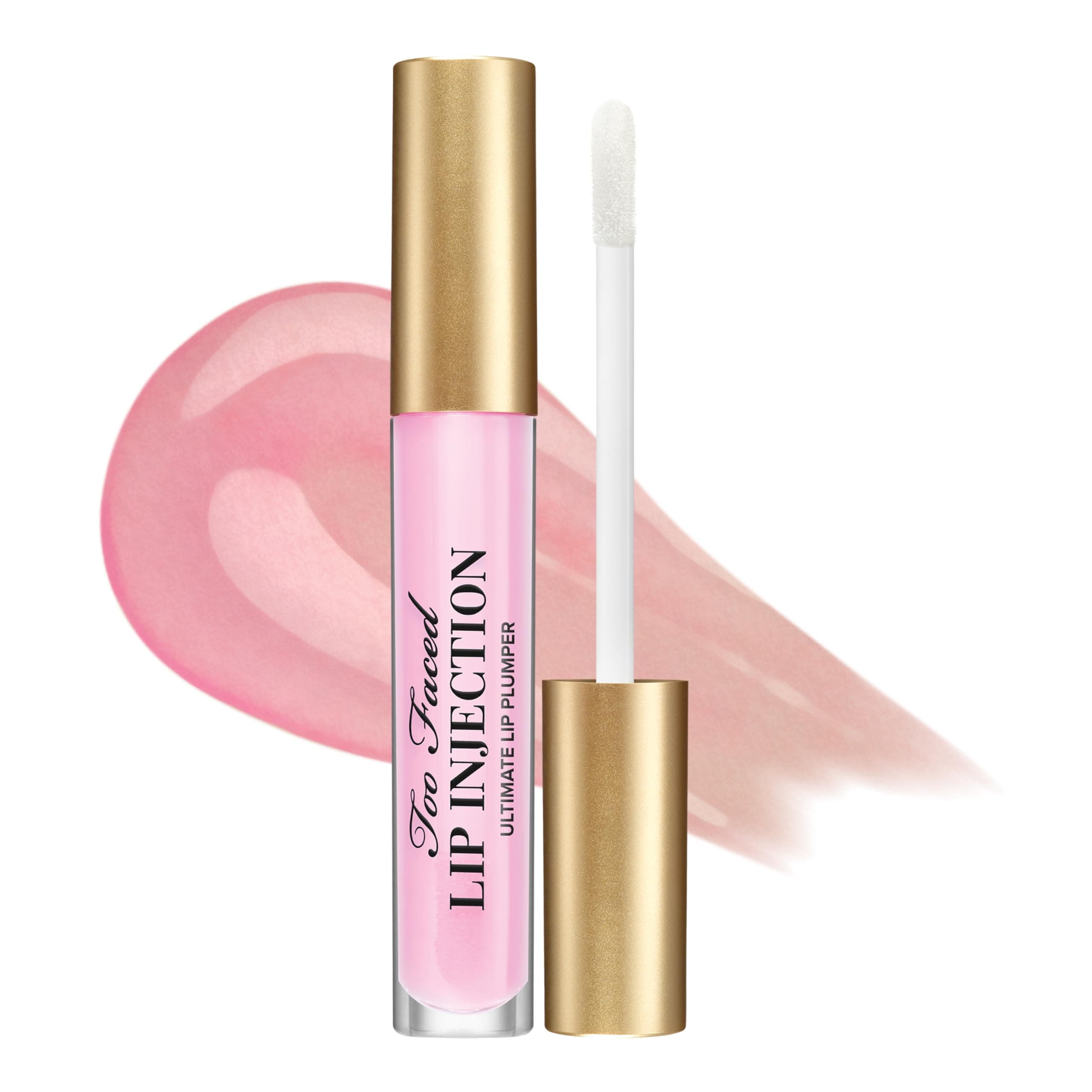 Too Faced Lip Injection Plumping Lip Gloss | Volumizing, Glossy Plumping Tint | Vitamin E + Avocado Oil, 0.14 Fl Oz