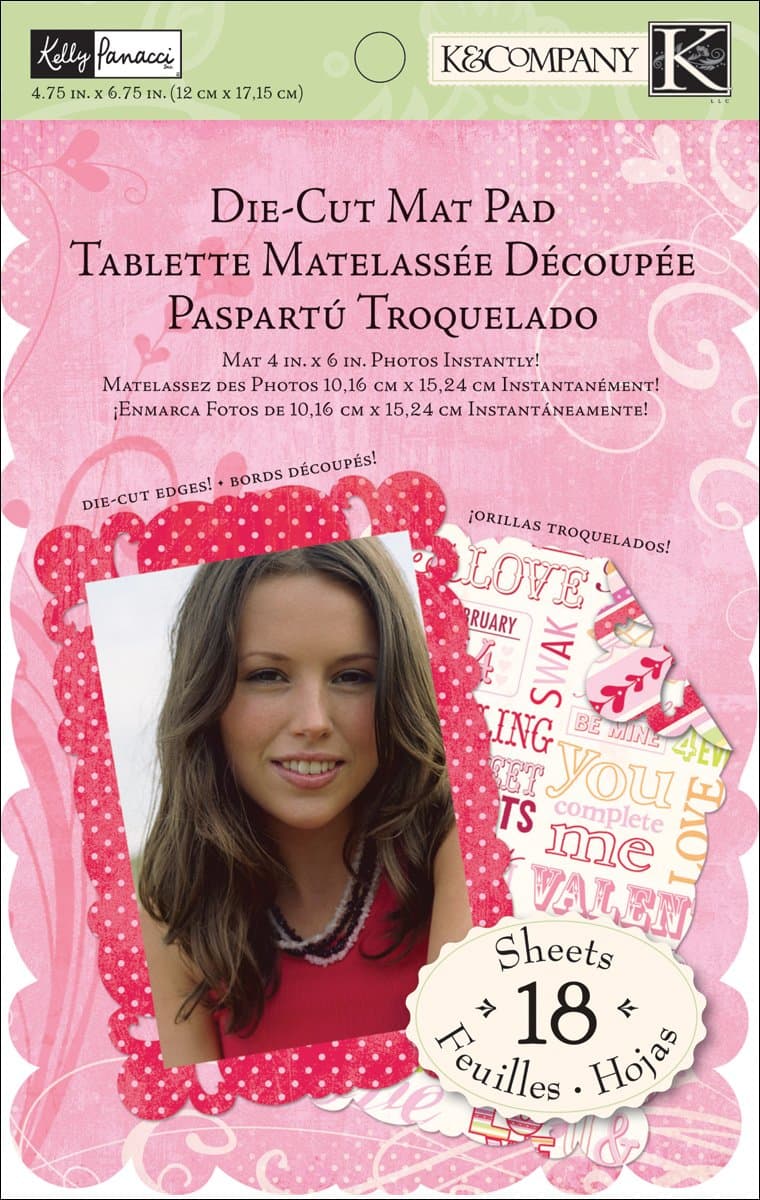 Kelly Panacci Valentine Die-cut Mat Pad