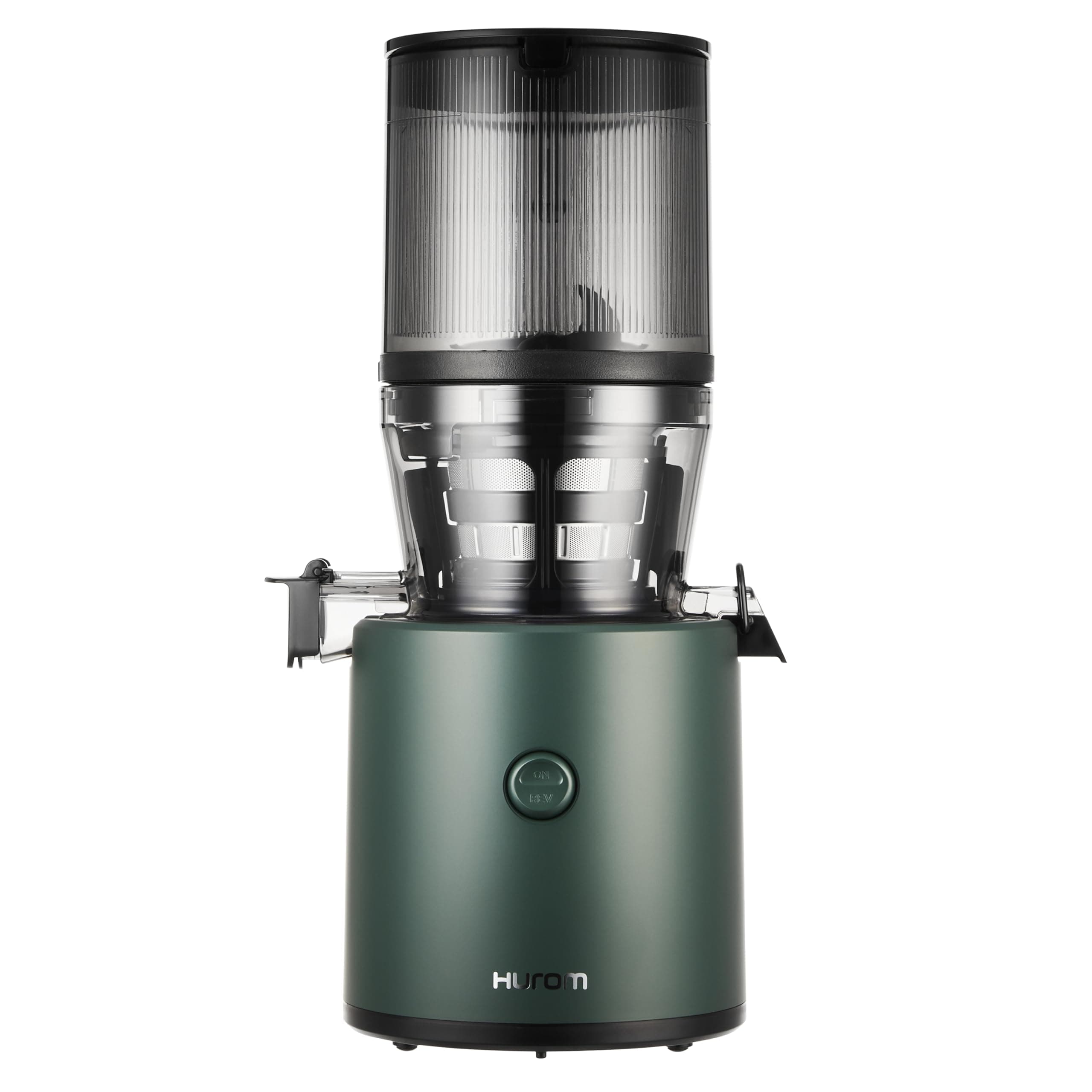 H320 Cold Press Juicer Machine, Easy to Clean Masticating Slow Juicer, Coarse Strainers, Self-Feeding, Hands Free, Family Size, Quiet Motor, Easy Assembly (Kale/Dark Green)