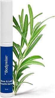 Be Bodywise Brow & Lash Growth Serum 5ml | For Thicker & Fuller Brows & Lashes | With 4% Anagain, 3% Redensyl, 2% LashLD & 1% Rosemary | 100% Eye Safe & Fragrance Free