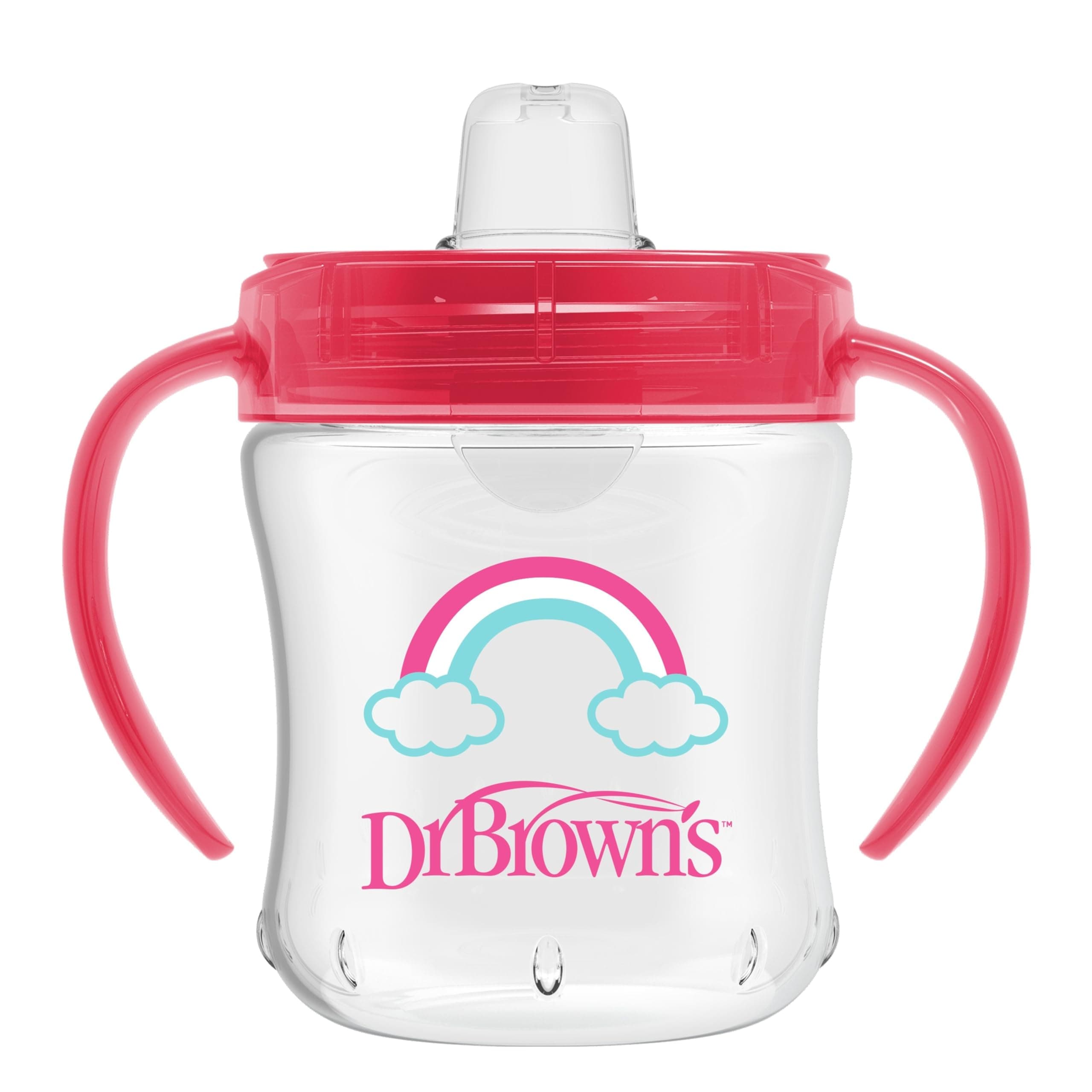 Dr. Brown's Transition Sippy Cup with Soft Spout - Pink - 6oz - 6m+