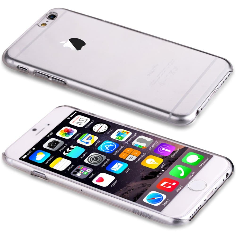 For Iphone 6 & Iphone 6s Ultra Thin Transparent Crystal Clear Hard Plastic Case Cover (Crystal Clear)