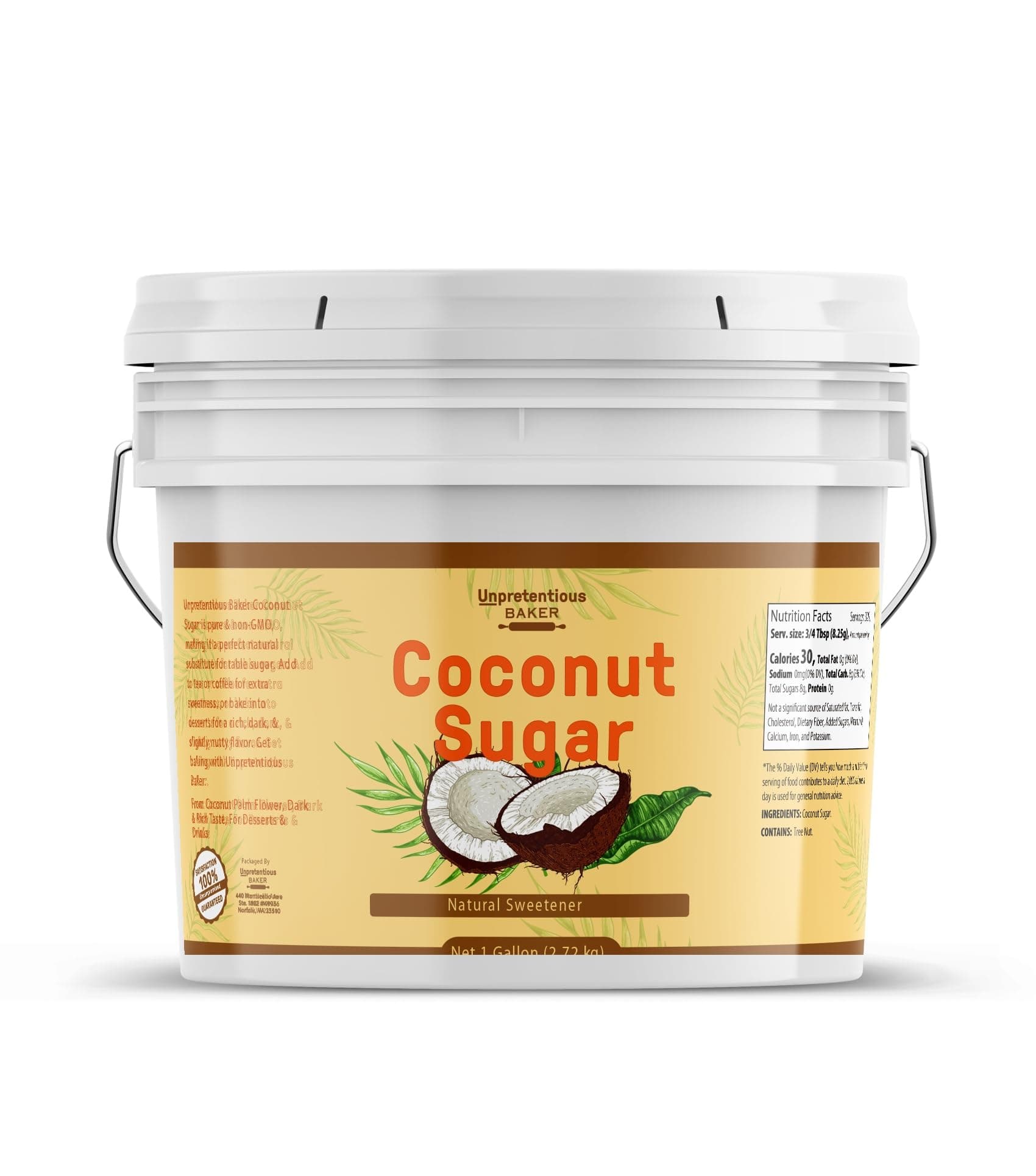 Unpretentious Coconut Sugar (1 Gallon)