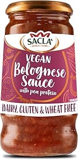 Sacla' Vegan Bolognese Pasta Sauce, 350 g (Pack of 1)