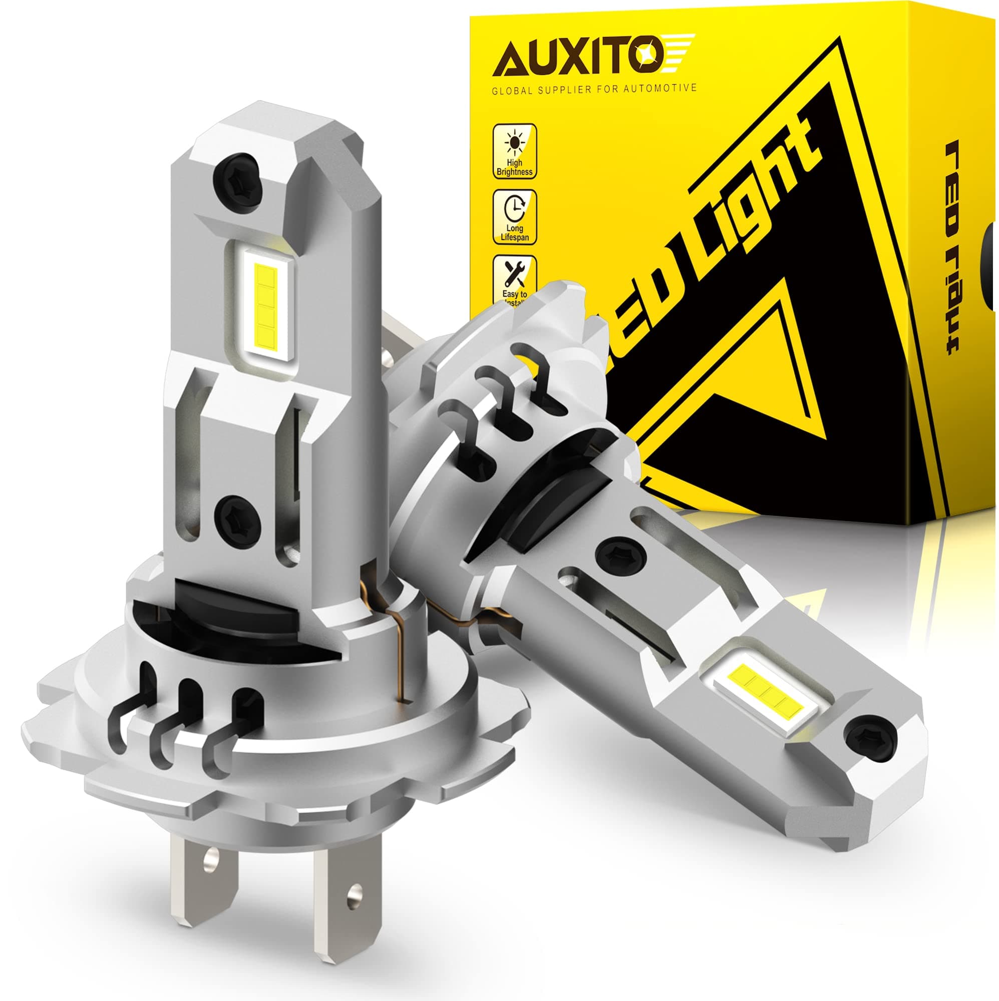 H7 LED Fog Light Bulb, 700% Brightness, CSP LED Chips Fog Lamps Replacement, Play and Plug, Pack of 2