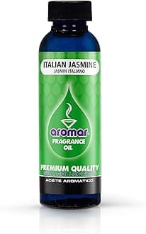 Premium Fragrance Oil, Pack of 3 Italian Jasmine 2oz. Bottles. Long Lasting Aromatic Scent, Fresh and Revitalizing Aromatherapy for Living Room, Bedroom, and Kitchen
