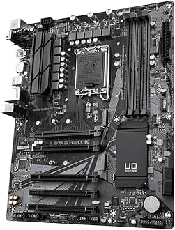GIGABYTE B660 DS3H AX DDR4 B660 Intel LGA 1700 ATX Motherboard with DDR4, Dual M.2, 2 x PCIe 4.0, USB 3.2 Gen2 Type-C, 2.5GbE LAN (Renewed)