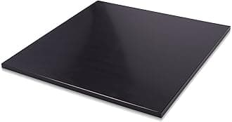 HDPE (High Density Polyethylene) Plastic Sheet 3/4" x 8" x 12” Black Color