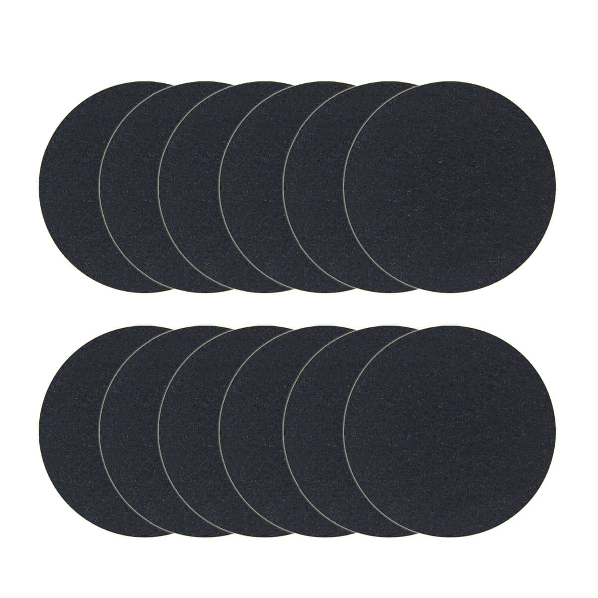 6.7inch Charcoal Filters for Kitchen Compost Bin Pail Replacement Filter Countertop Home Bucket Refill Sets, Round