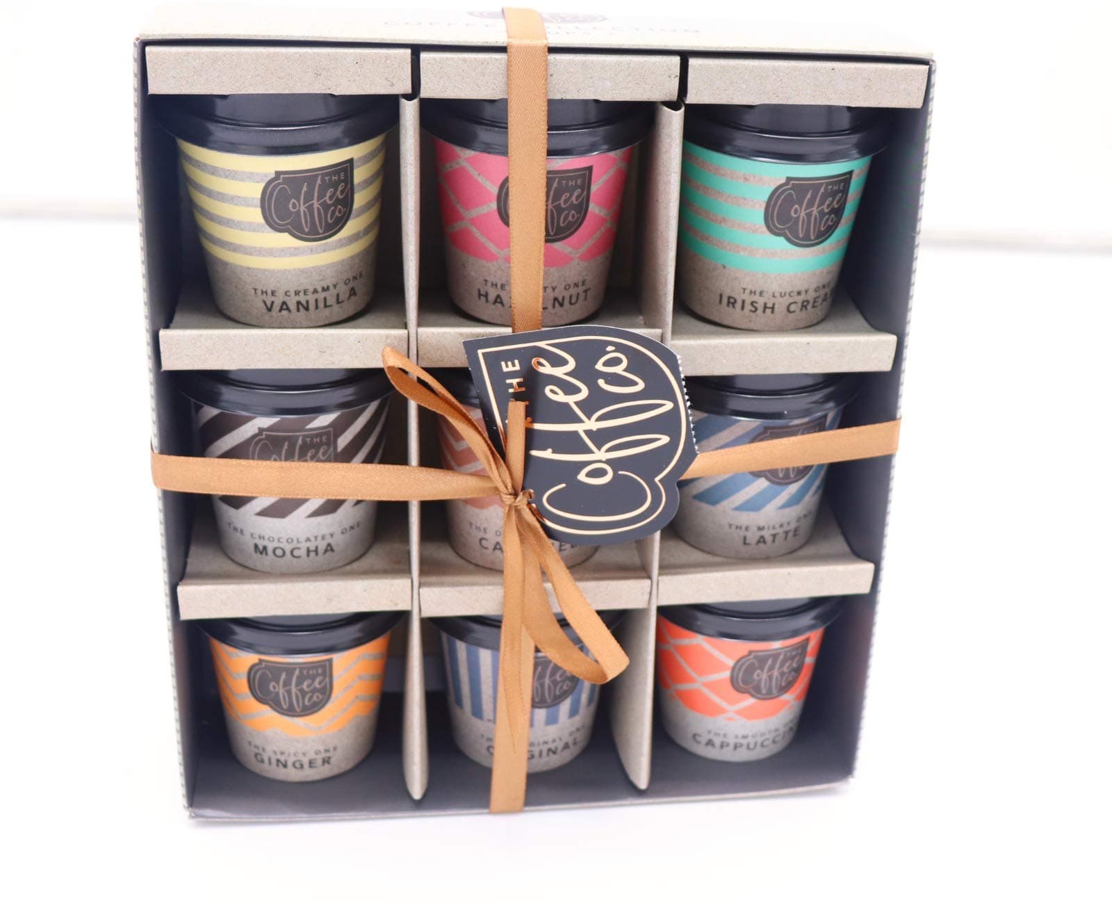 Coffee Assorted Flavours Gift Selection Including Including Cappuccino, Vanilla, Latte, Hazelnut, Original, Ginger and More
