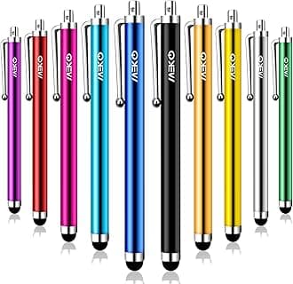 Stylus Pens for Touchscreens, MEKO 10 Pack High Precision Capacitive Stylus for iPad iPhone Tablets Smartphone&All Universal Touch Screen(10 Stylus)
