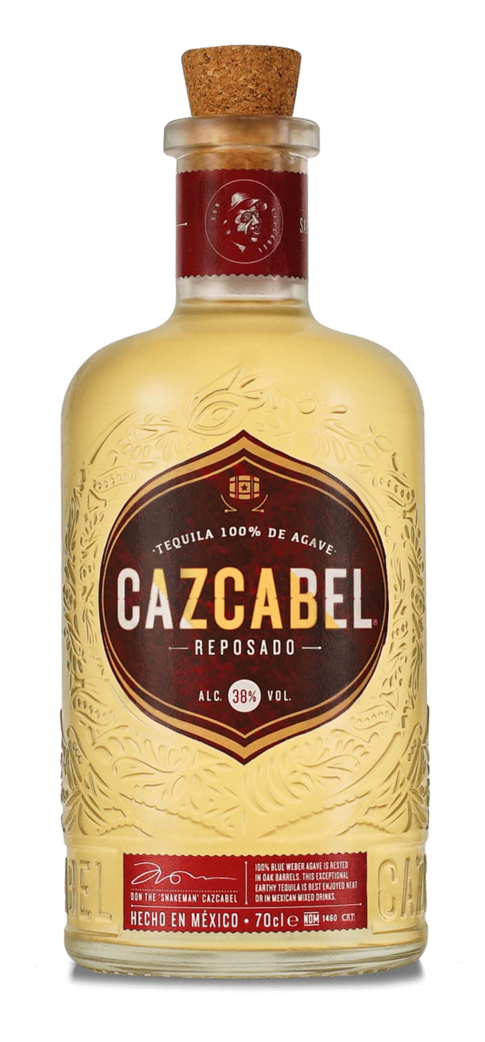 Reposado Tequila, 100% Blue Weber Agave, Award-Winning, Family Estate Grown & Produced, Perfect for Margaritas & Palomas, Vegan, Gluten & Additive Free, 70cl