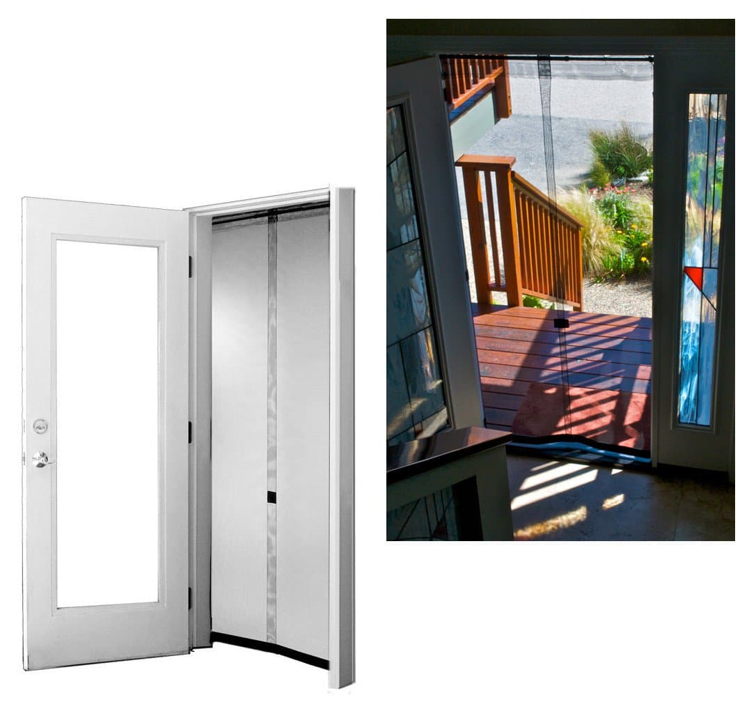 Portable and Reversible Screen Door (80" by 64")