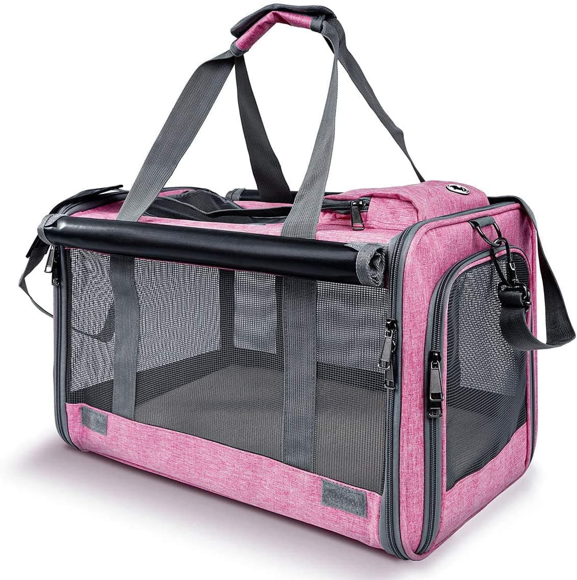 GAPZER Pet Carrier for Large and Medium Cats, Soft-Sided Pet Carrier for Big Medium Cats and Puppy Dog Carriers Cat Carriers, Pet Privacy Protection Travel Carrier