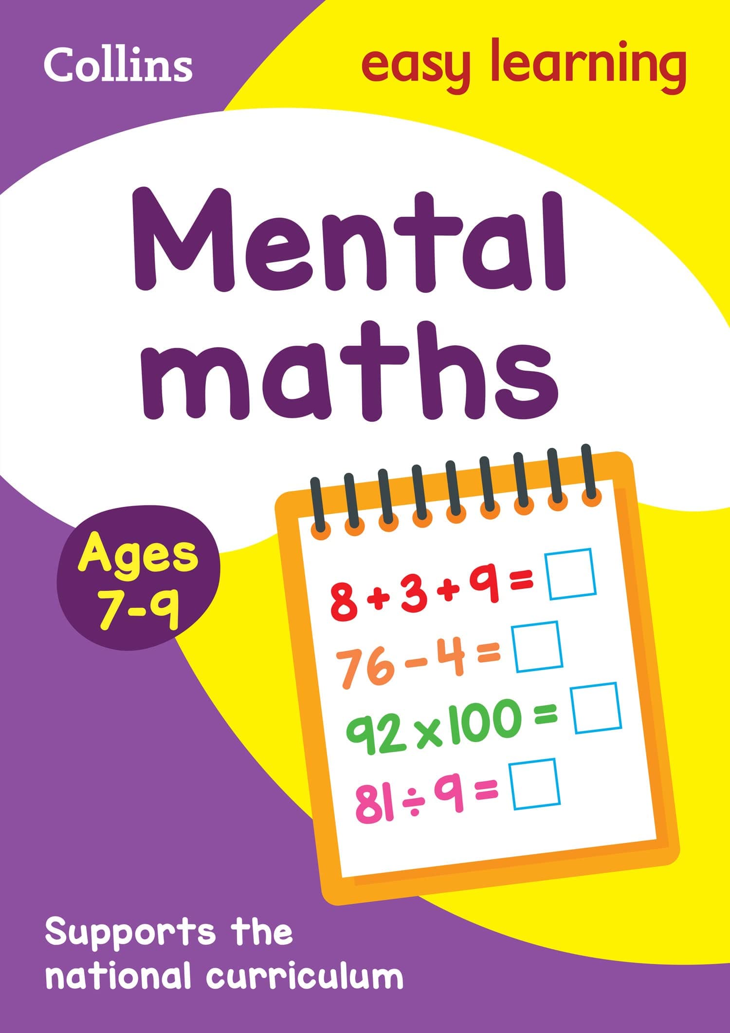 Collins Easy Learning Mental Maths Ages 7-9