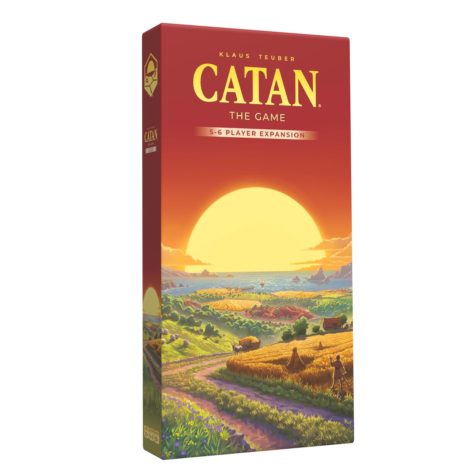CATAN 5-6 Player Board Game Expansion (6th Edition) Add More Players to Your Adventure, Ages 10+, 3-6 Players, 60-90 Minute Playtime