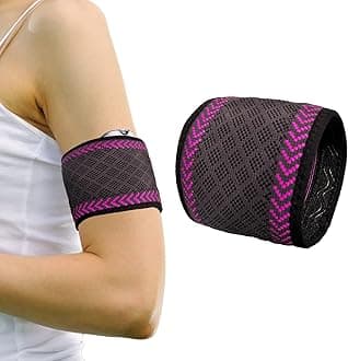 Diabetes Arm Band for Insulin Pod Monitoring Systems - Omnipod Dexcom Protects Insulin Pod - Washable and Reusable Replace Adhesive Patches Tape (XXXL, Purple)