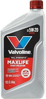 MaxLife High Mileage Full Synthetic 5W-20 Motor Oil 1 Quart