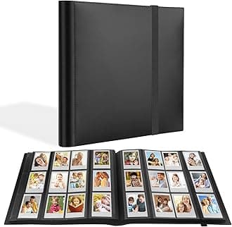 672 Pockets Album for Fujifilm Instax Mini Camera, Photo Albums for Fujifilm Instax Mini 12 9 40 EVO LIPLAY Instant Film Cameras, for Polaroid Snap Z2300 PIC-300 Camera, Black