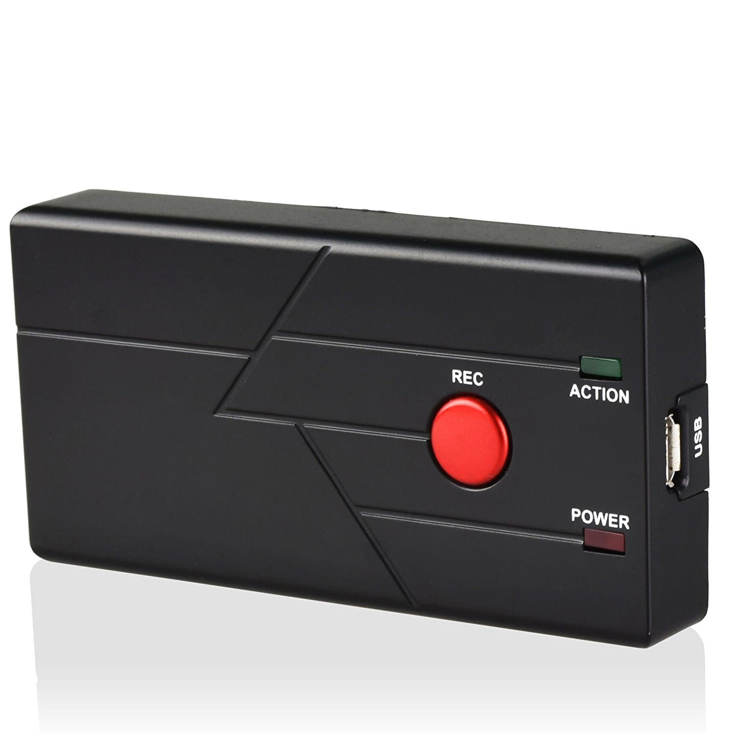 DigitNow Easy Button Video Recorder with TF Card, Directly Capture Video from VHS,VCD,DVD,VCR, DV, Camera and Save Into TF Card Standalone Recording Easily