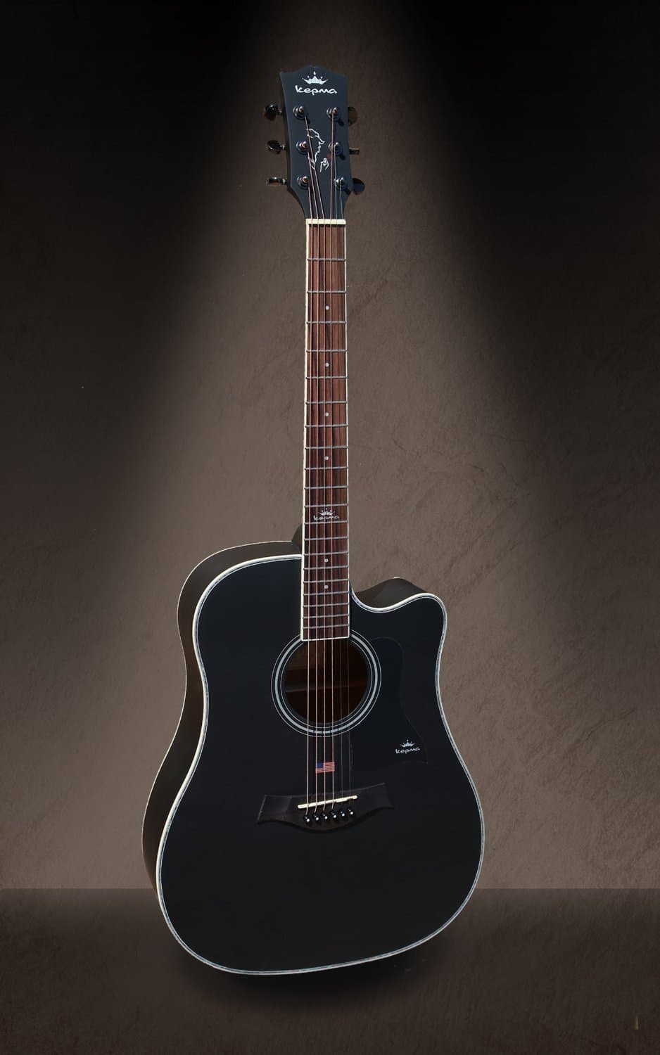 Guitar One Without Preamp Large (Black Stain)d1c BKM