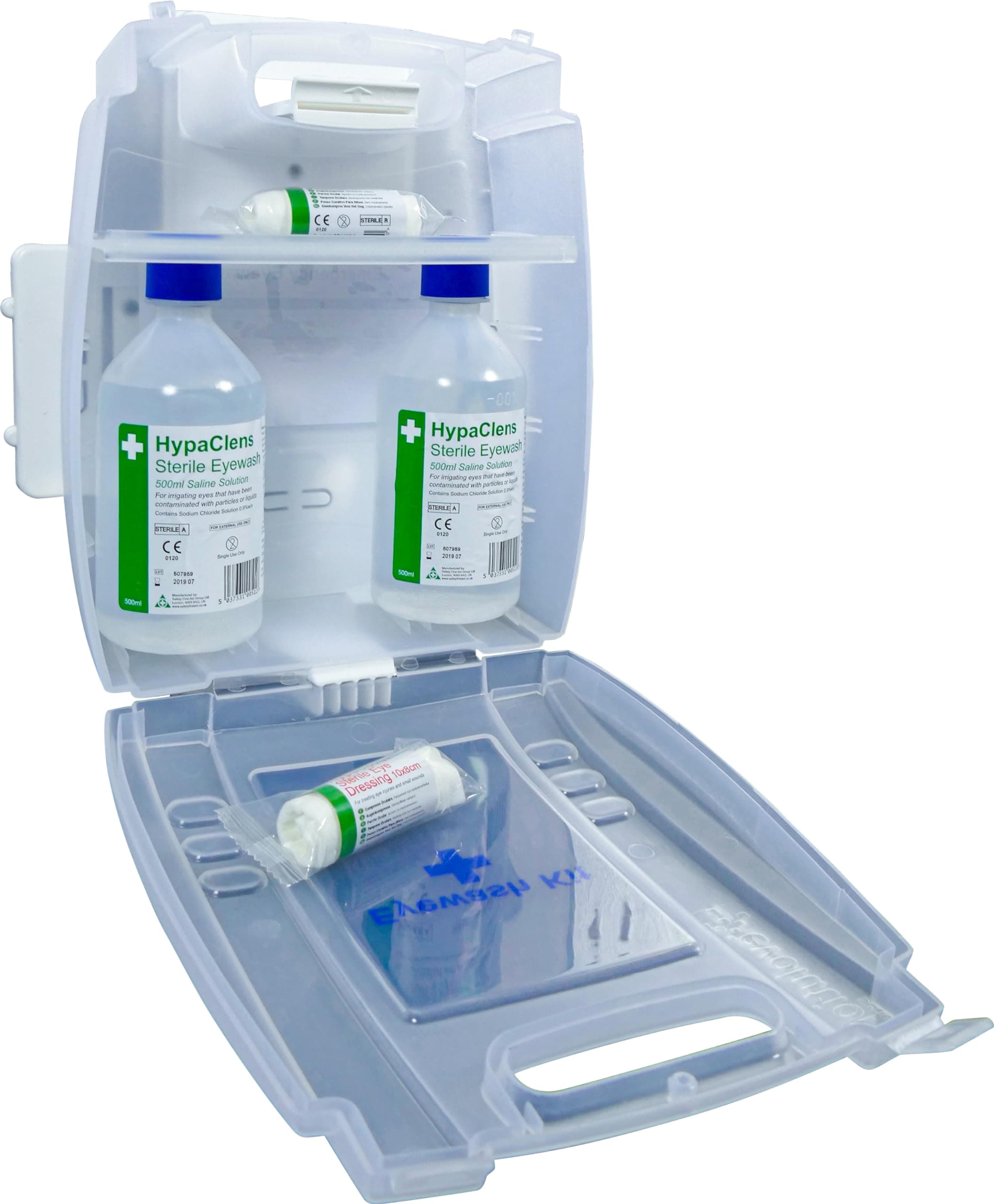 E459T Eye Wash Kit Wall Mounted with 2 x 500 ml Bottles