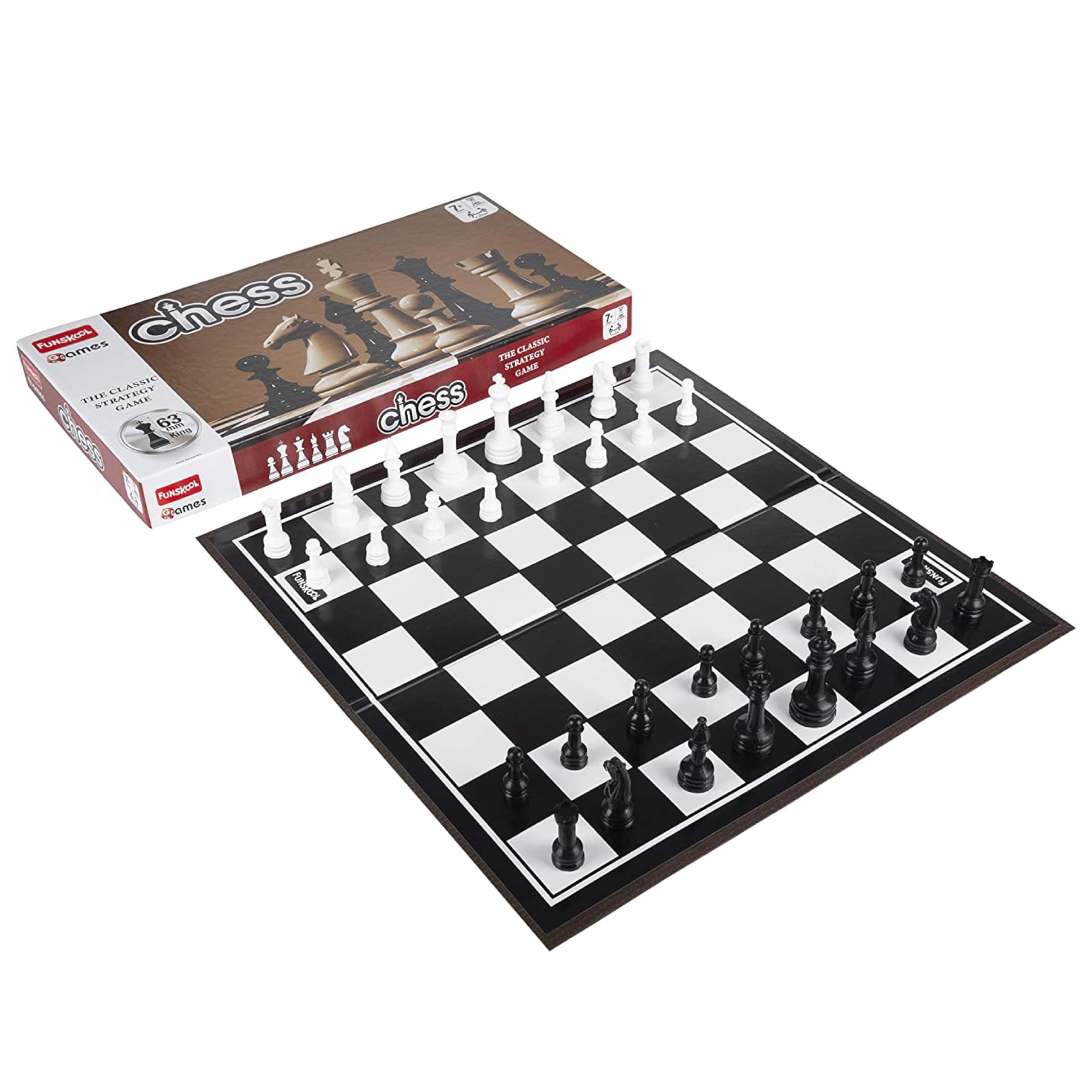 Funskool Chess, White, Funskool, 9414000